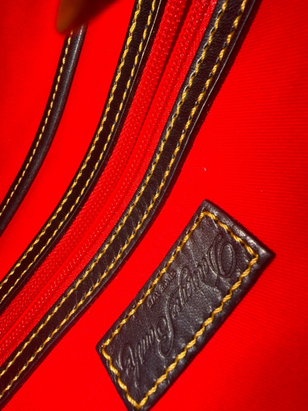 Dooney & Bourke Multicolor Monogram Tote Bag Large Shoulder Purse Black Canvas - Picture 5 of 16